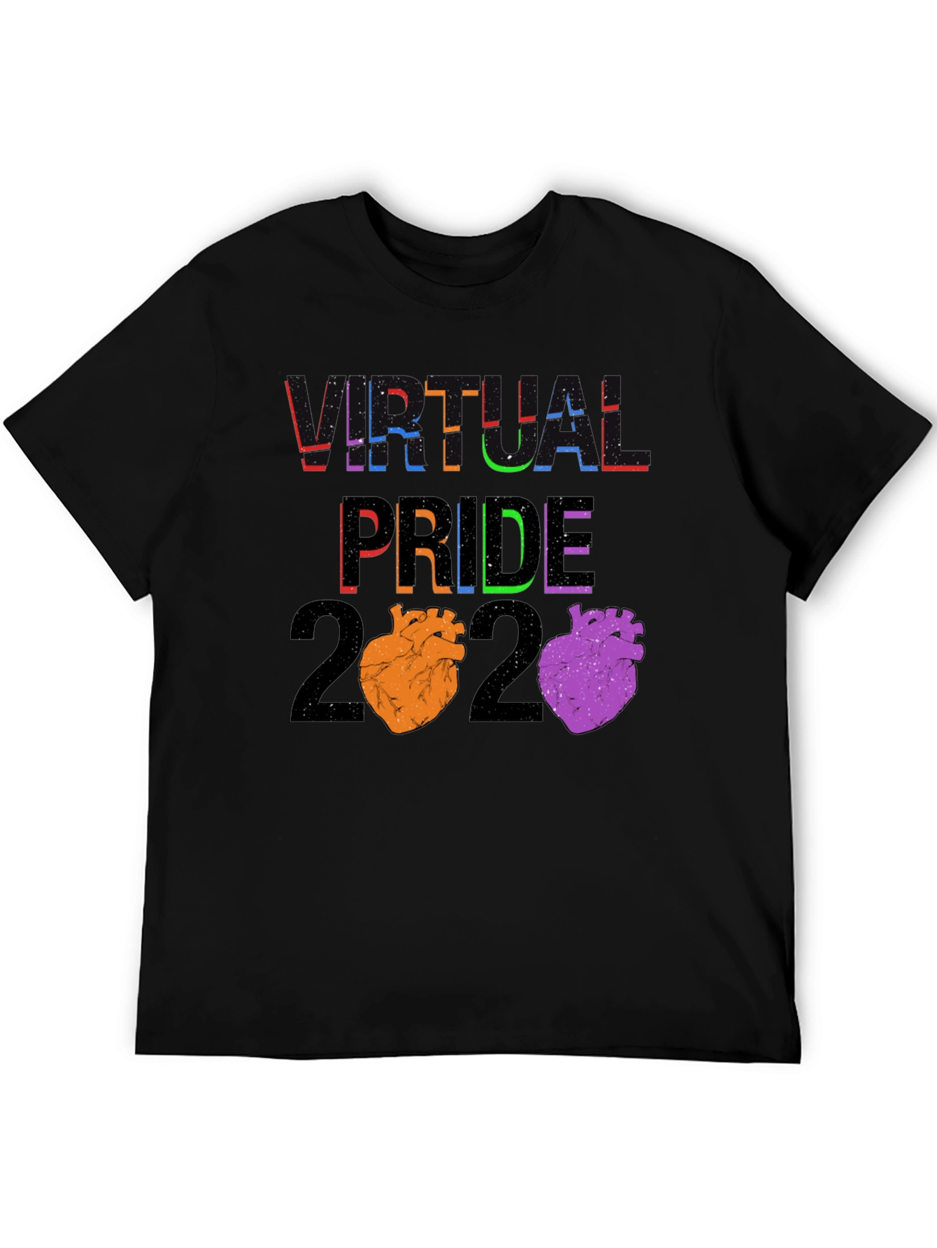 Virtual Pride 2020 Heart T-Shirt