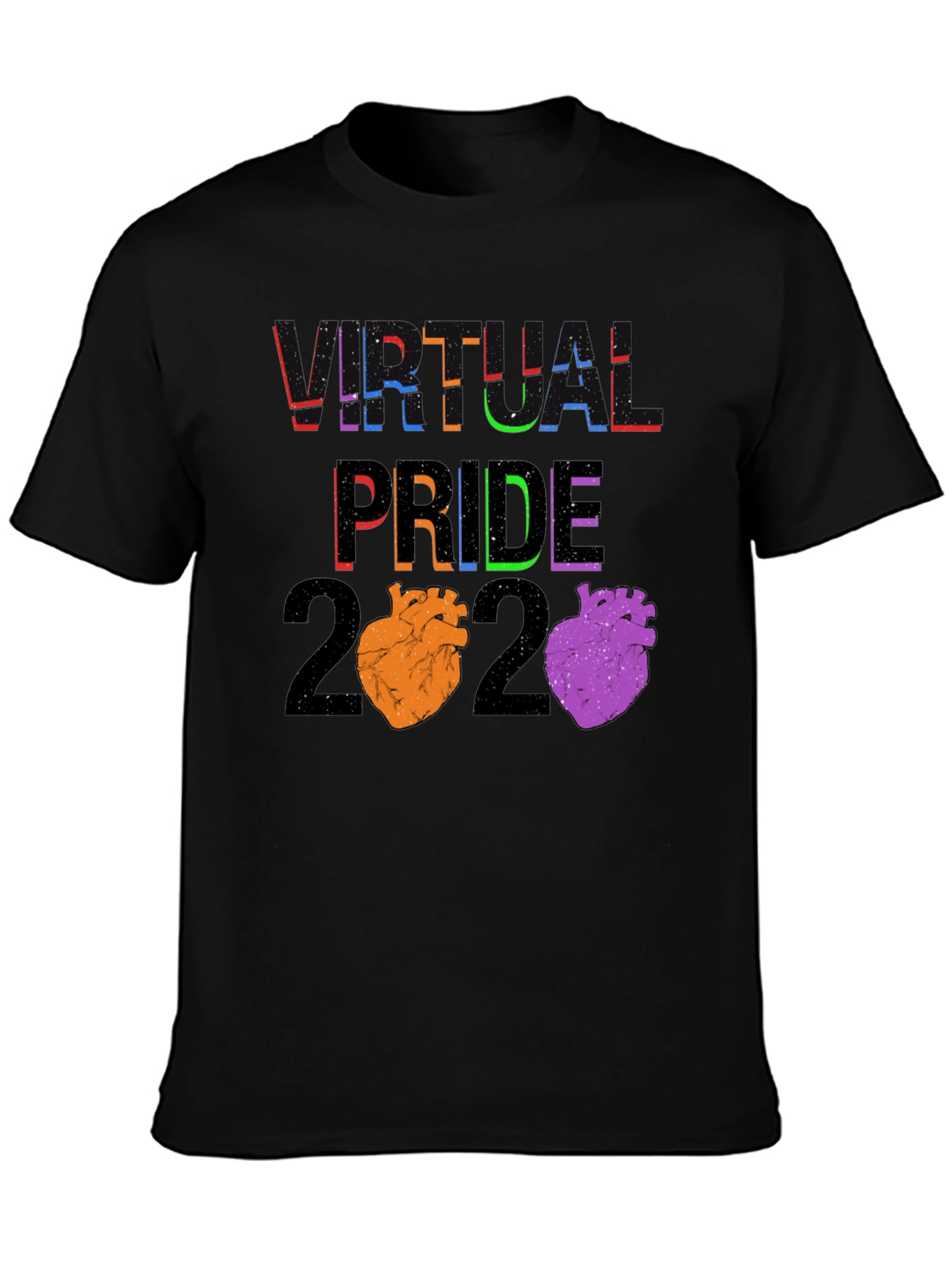 Virtual Pride 2020 Heart T-Shirt