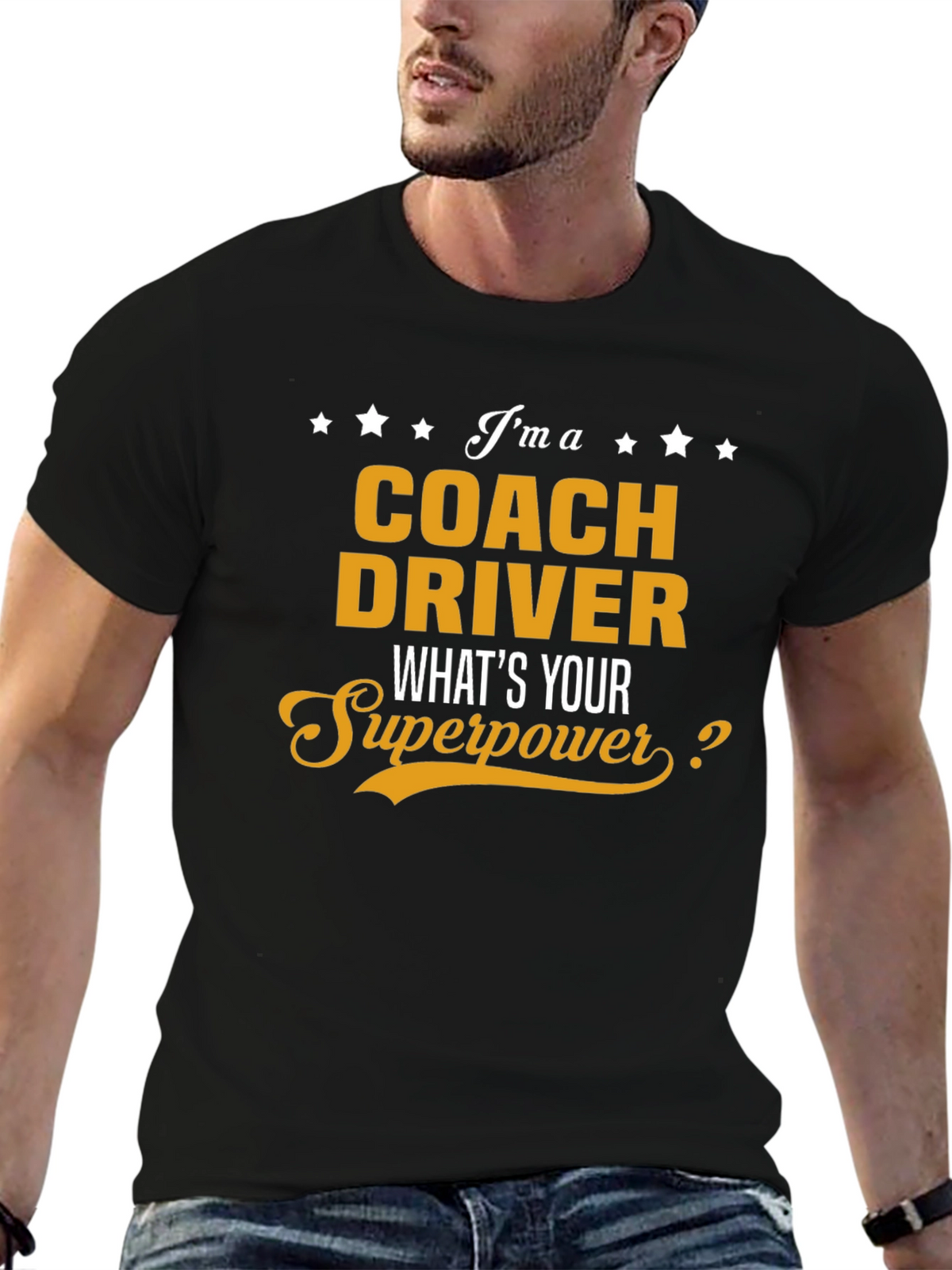 Coach Driver Superpower T-Shirt - Gift Idea