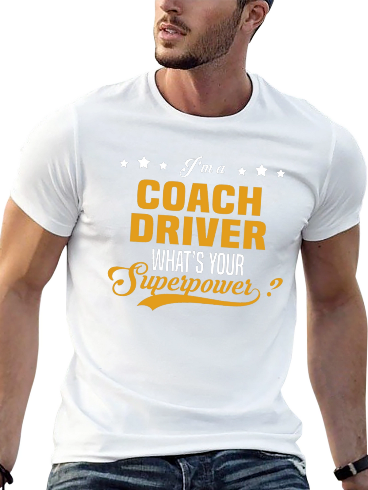 Coach Driver Superpower T-Shirt - Gift Idea