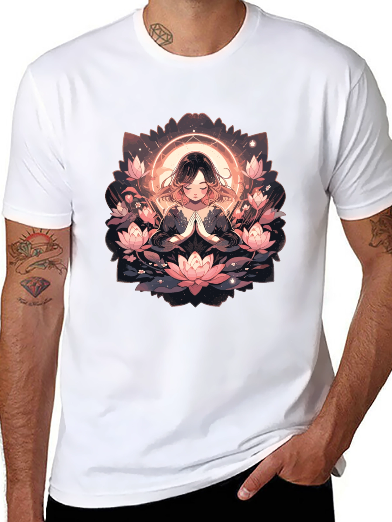 Lotus Mandala Graphic Tee - Unisex