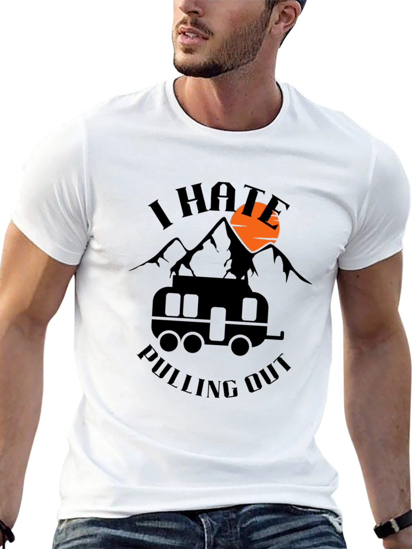Funny Camping T-Shirt - I Hate Pulling Out Tee