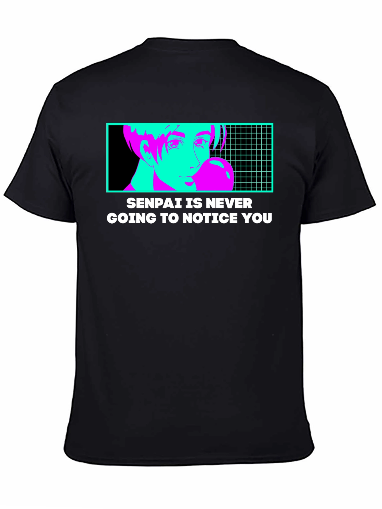 Senpai Will Never Notice T-Shirt - Anime Style
