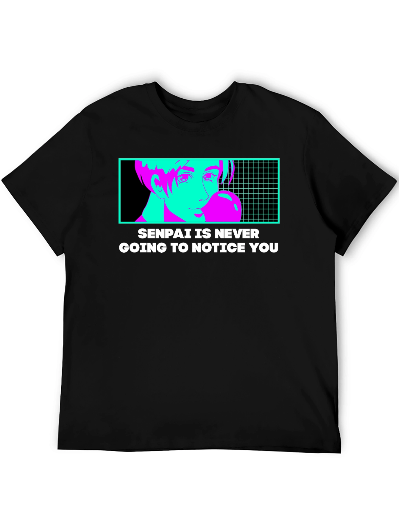 Senpai Will Never Notice T-Shirt - Anime Style