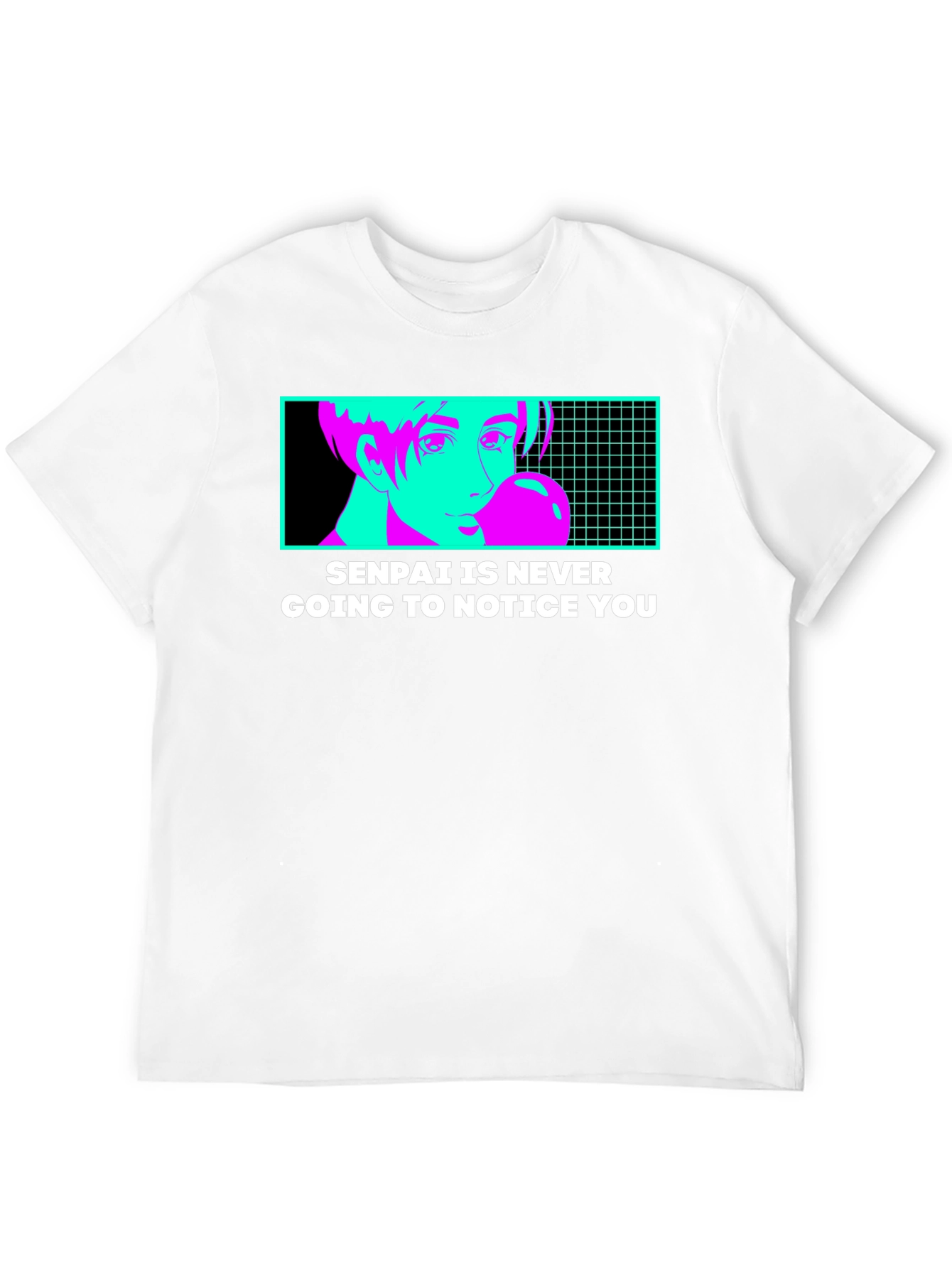 Senpai Will Never Notice T-Shirt - Anime Style