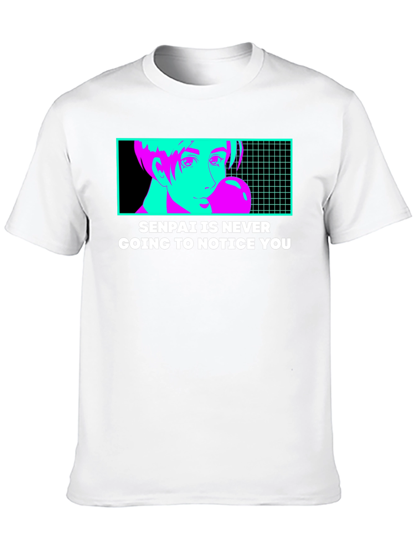 Senpai Will Never Notice T-Shirt - Anime Style