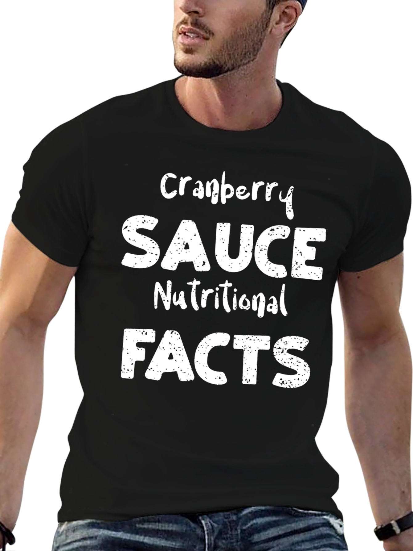 Cranberry Sauce Nutritional Facts Funny T-Shirt