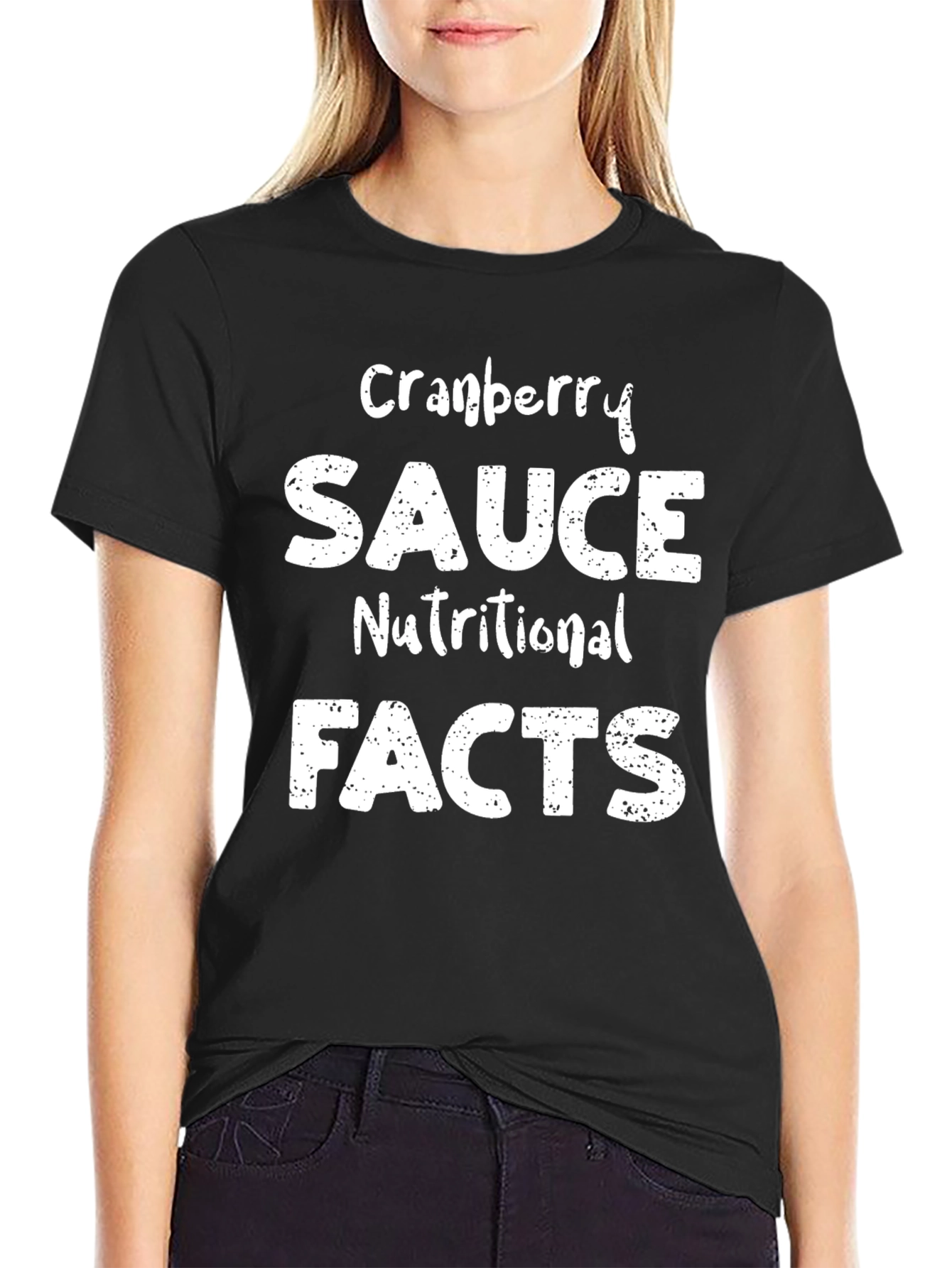 Cranberry Sauce Nutritional Facts Funny T-Shirt