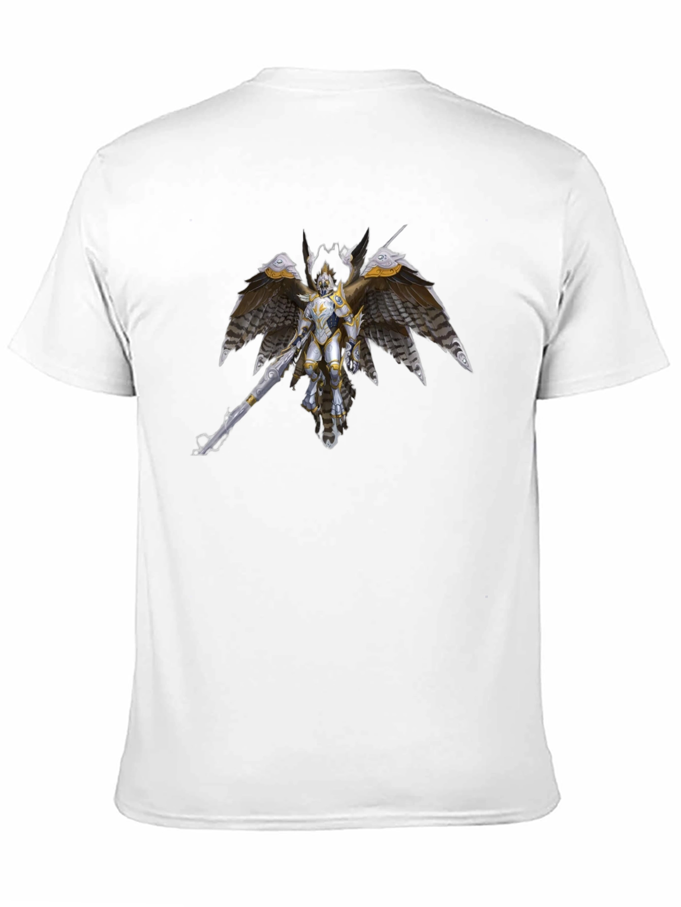 Winged Knight Graphic Tee - Black