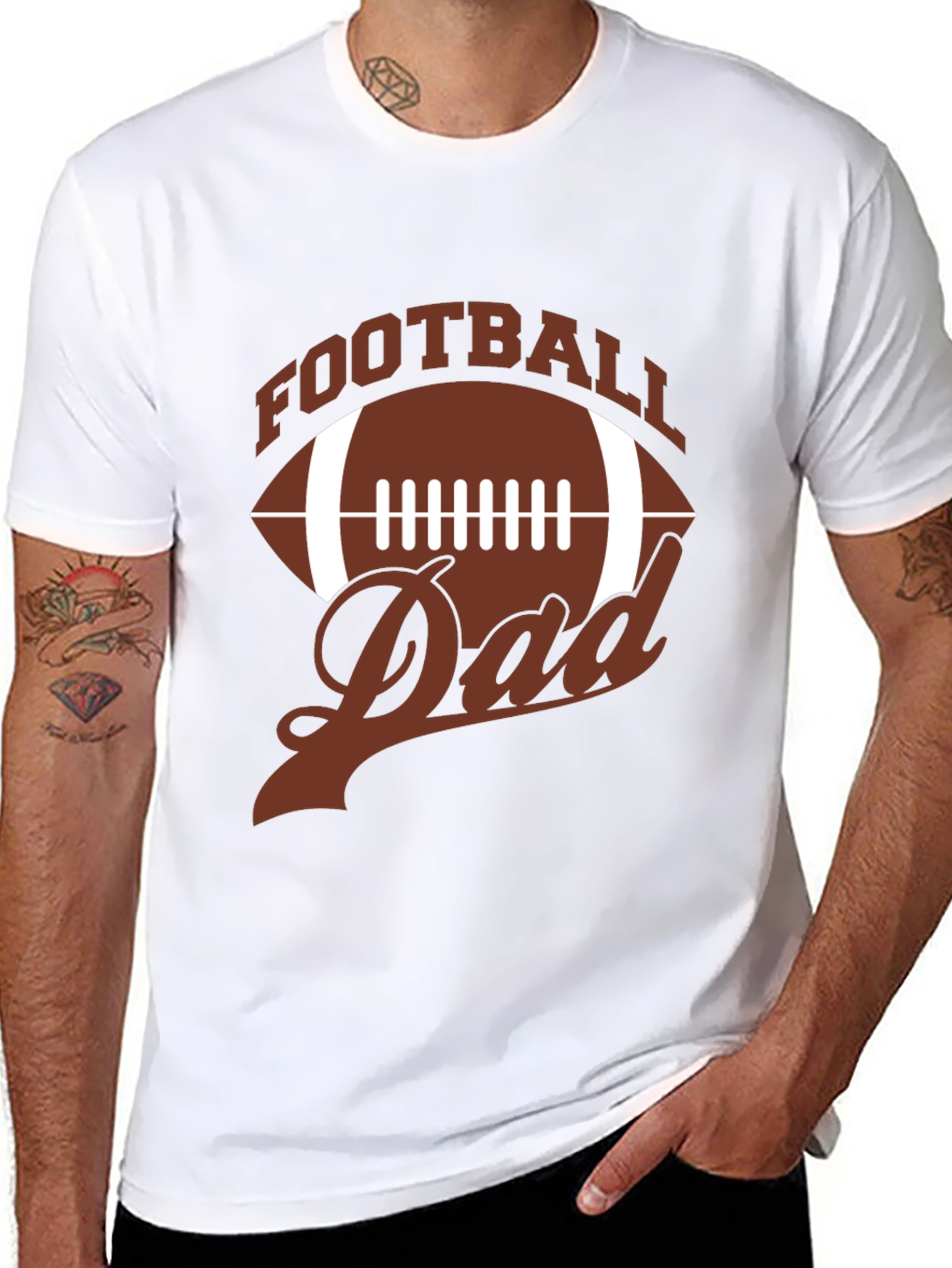 Football Dad T-Shirt - Perfect for Game Day