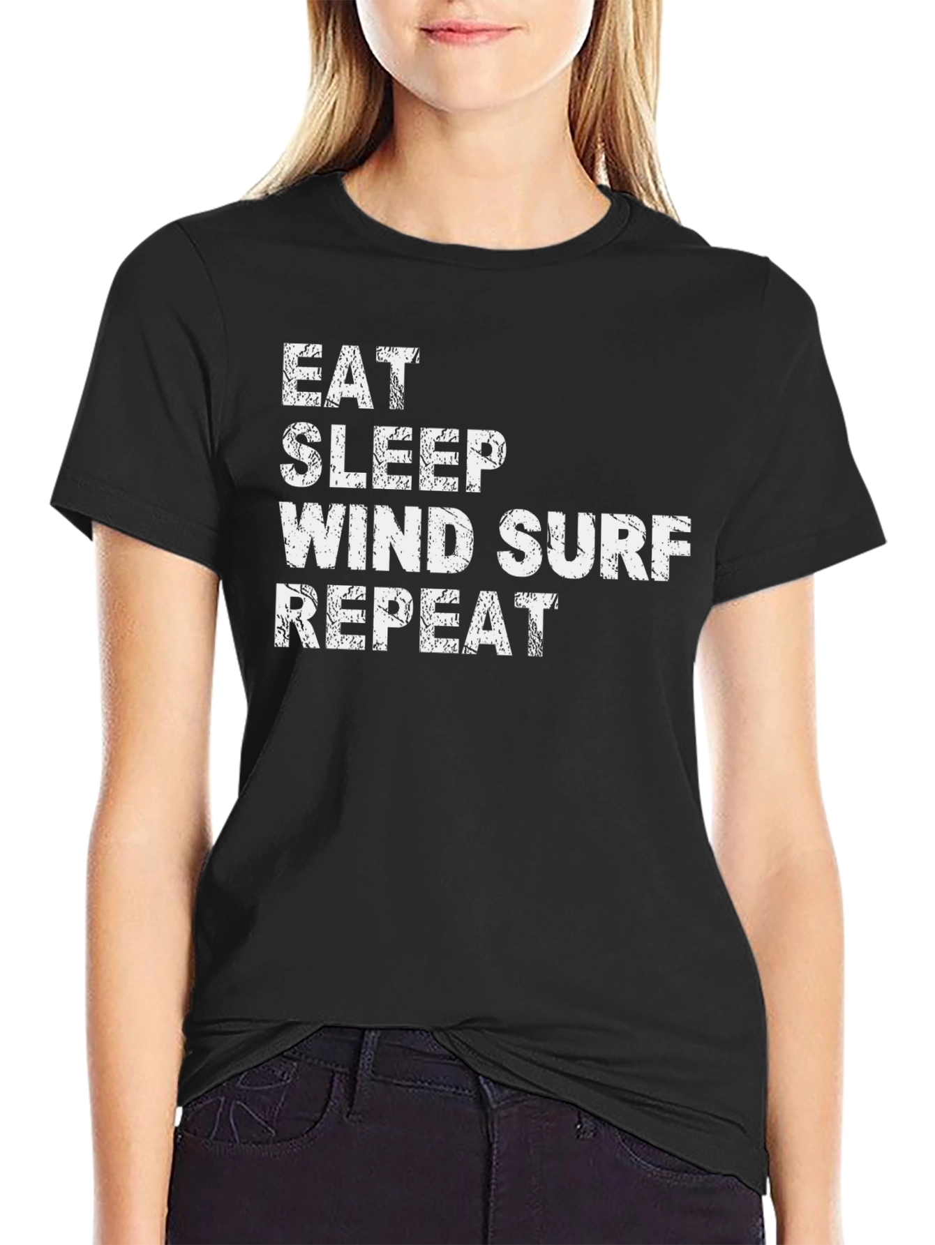 Eat Sleep Wind Surf Repeat T-Shirt