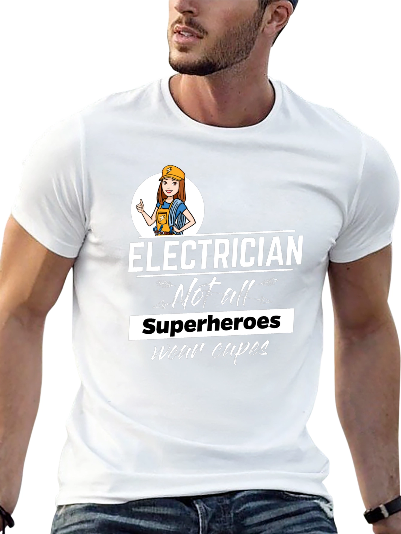 Electrician Superheroes T-Shirt