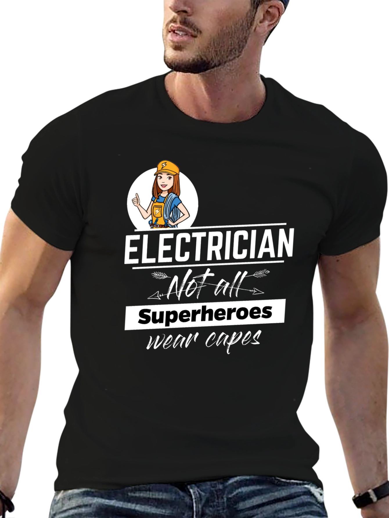 Electrician Superheroes T-Shirt