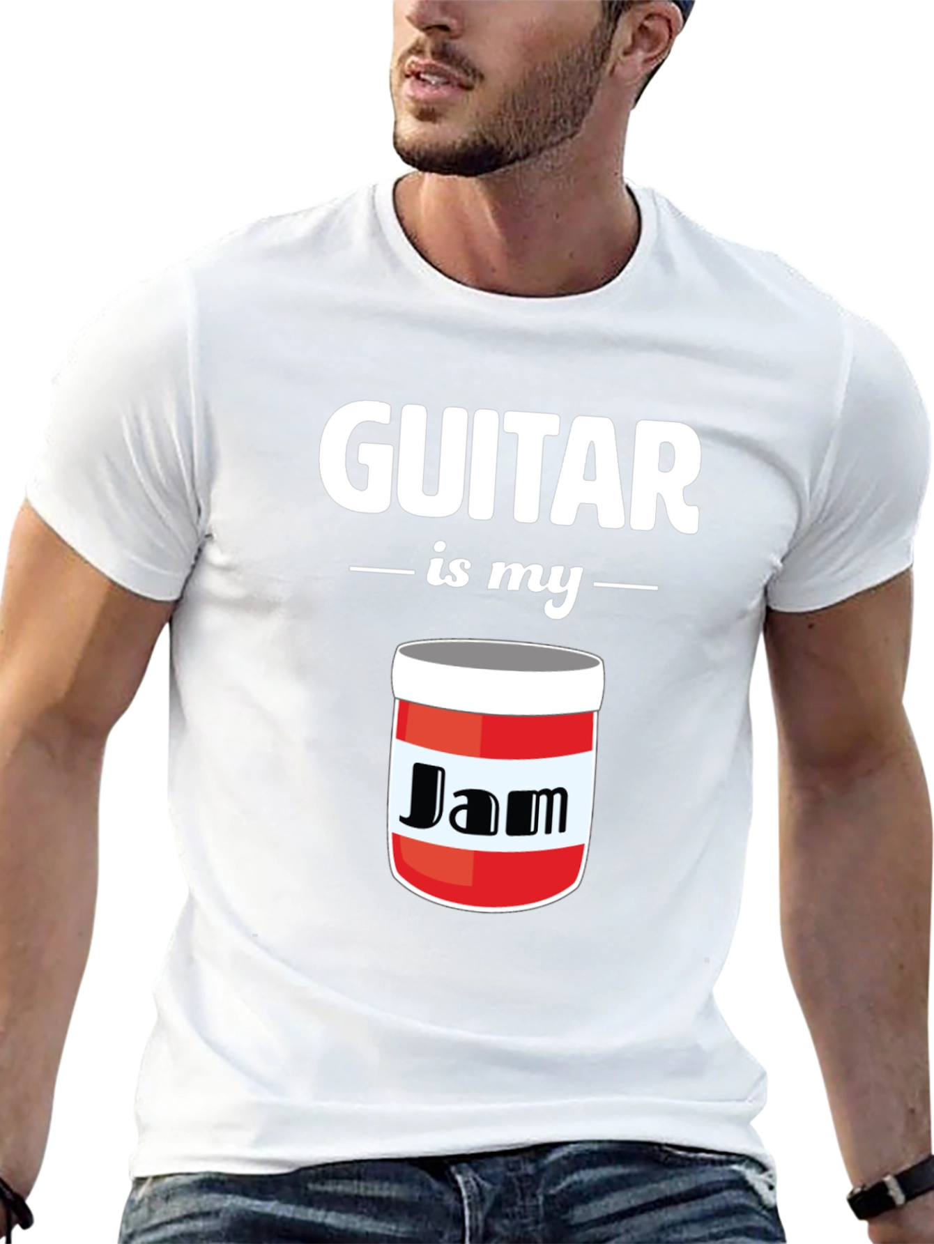 Guitar is My Jam Graphic T-Shirt