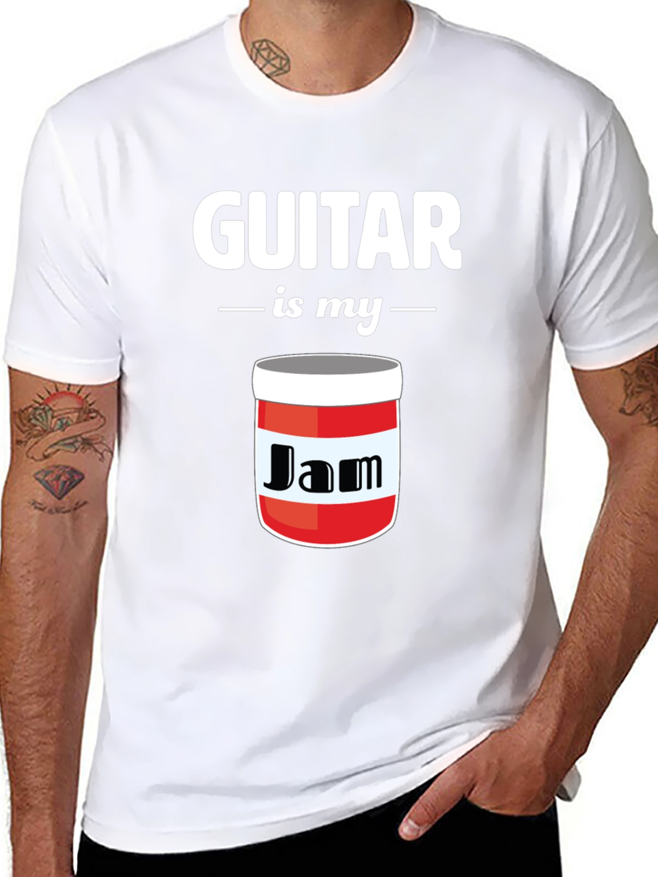 Guitar is My Jam Graphic T-Shirt