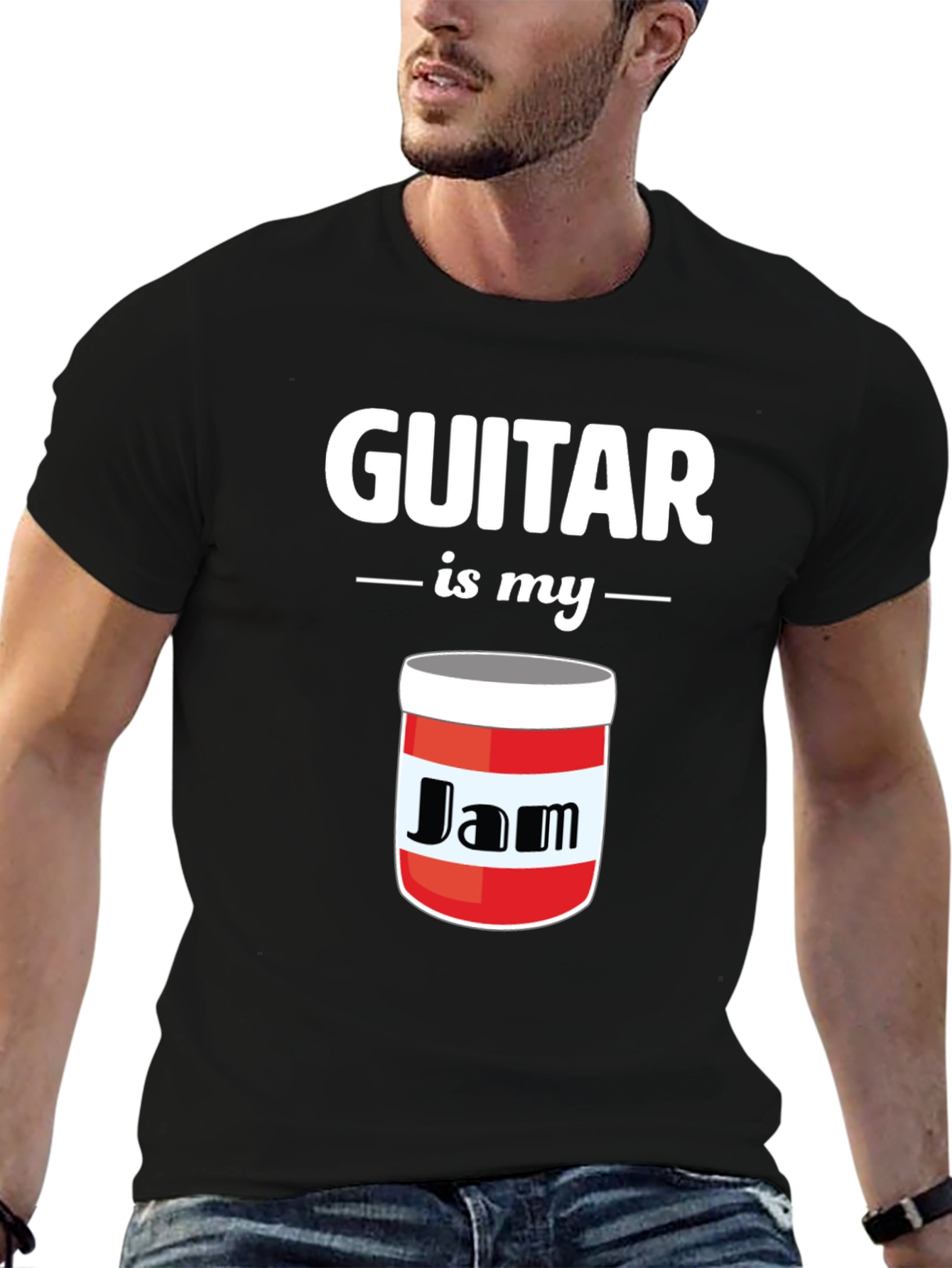 Guitar is My Jam Graphic T-Shirt