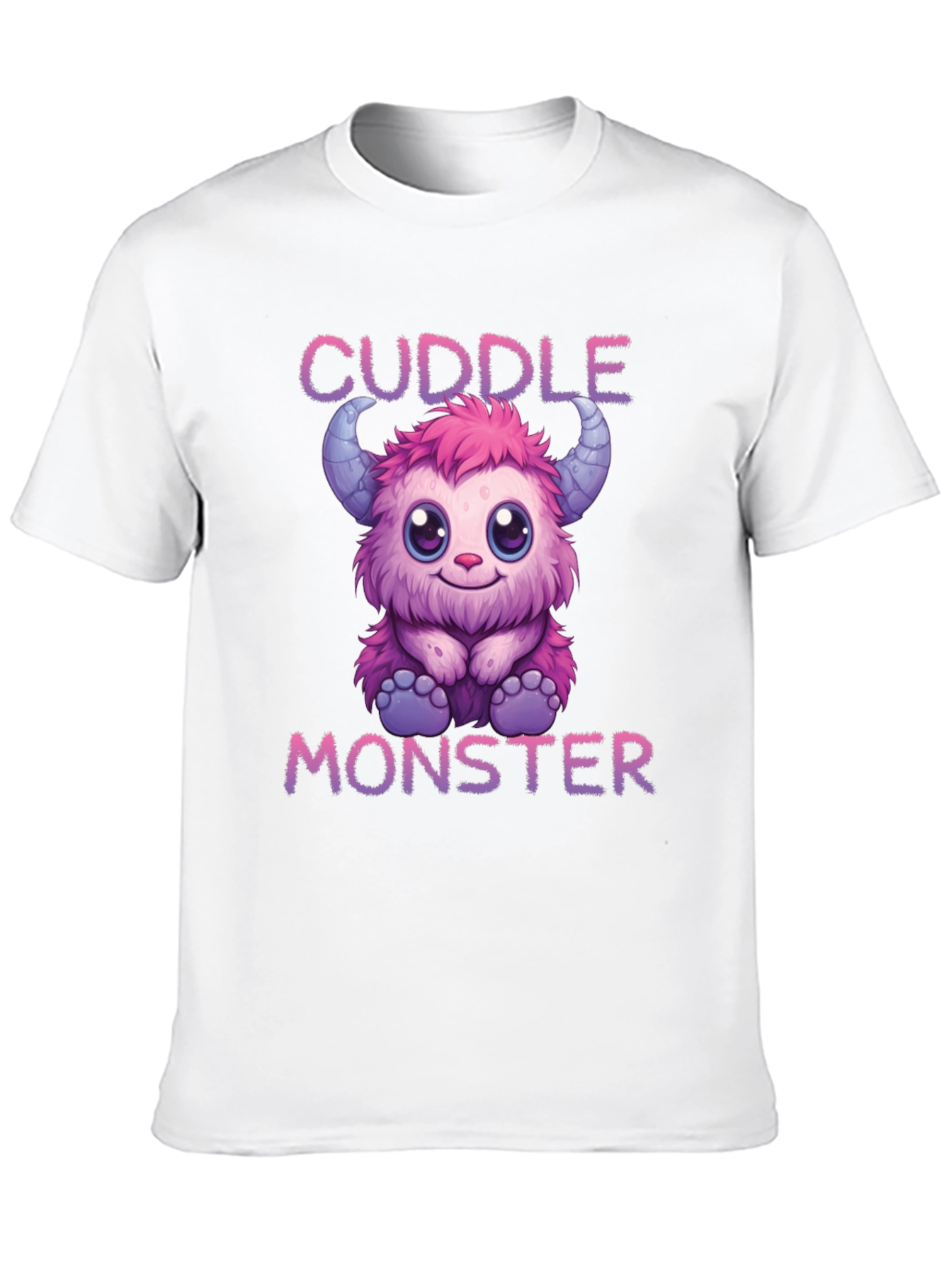 Cuddle Monster Black T-Shirt