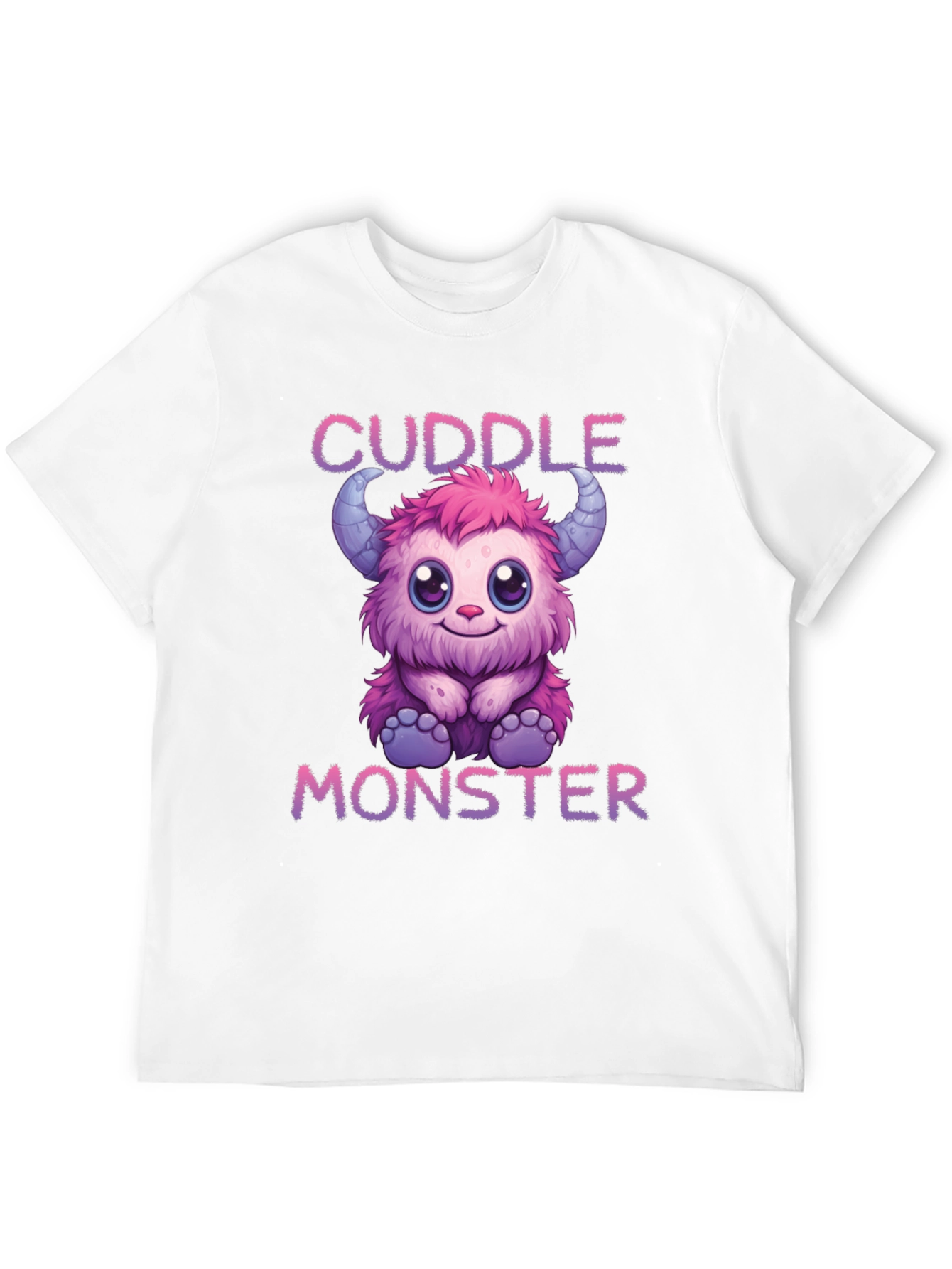 Cuddle Monster Black T-Shirt
