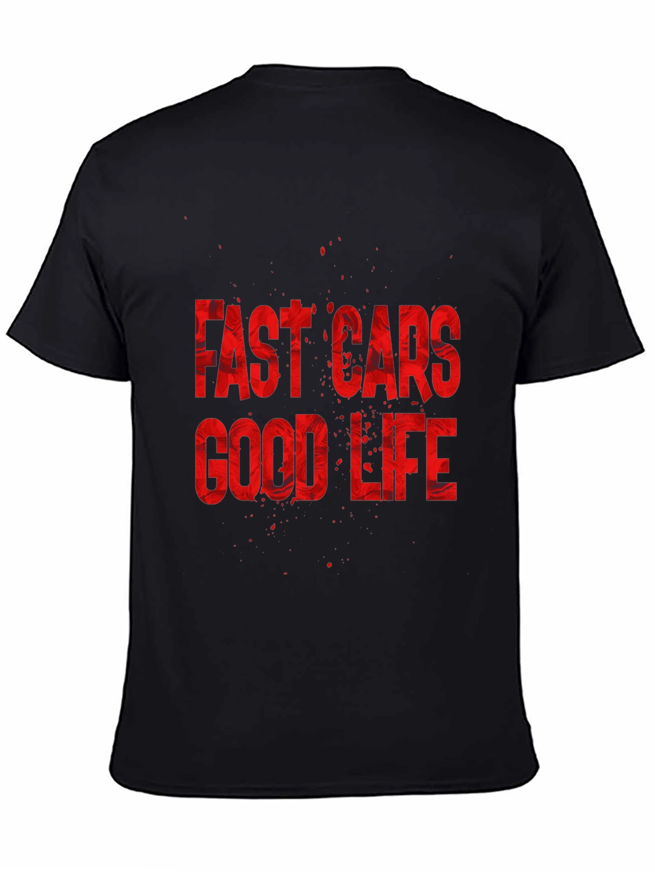 Fast Cars Good Life Graphic Tee - Premium Cotton