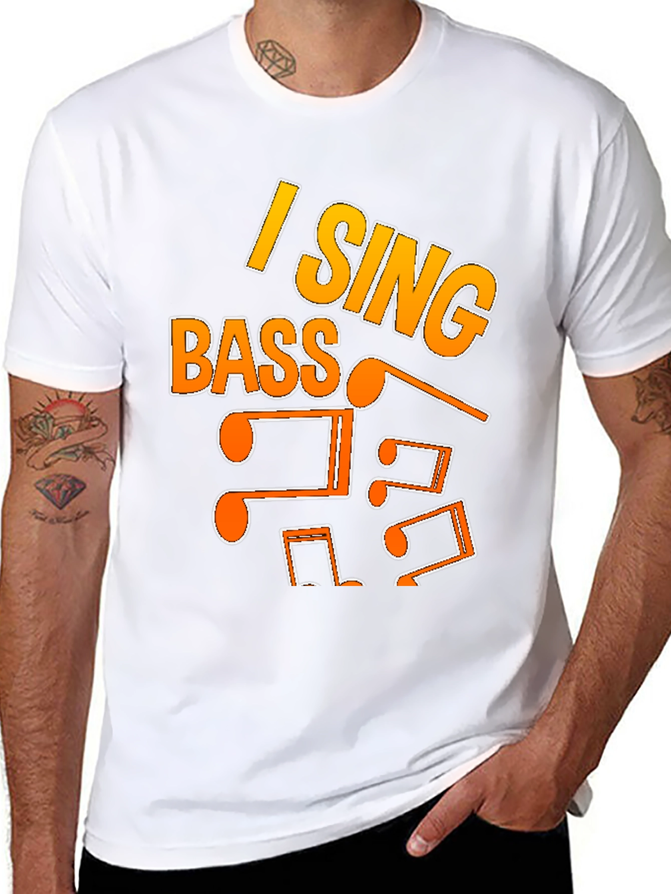 I Sing Bass T-Shirt - Music Lover Tee