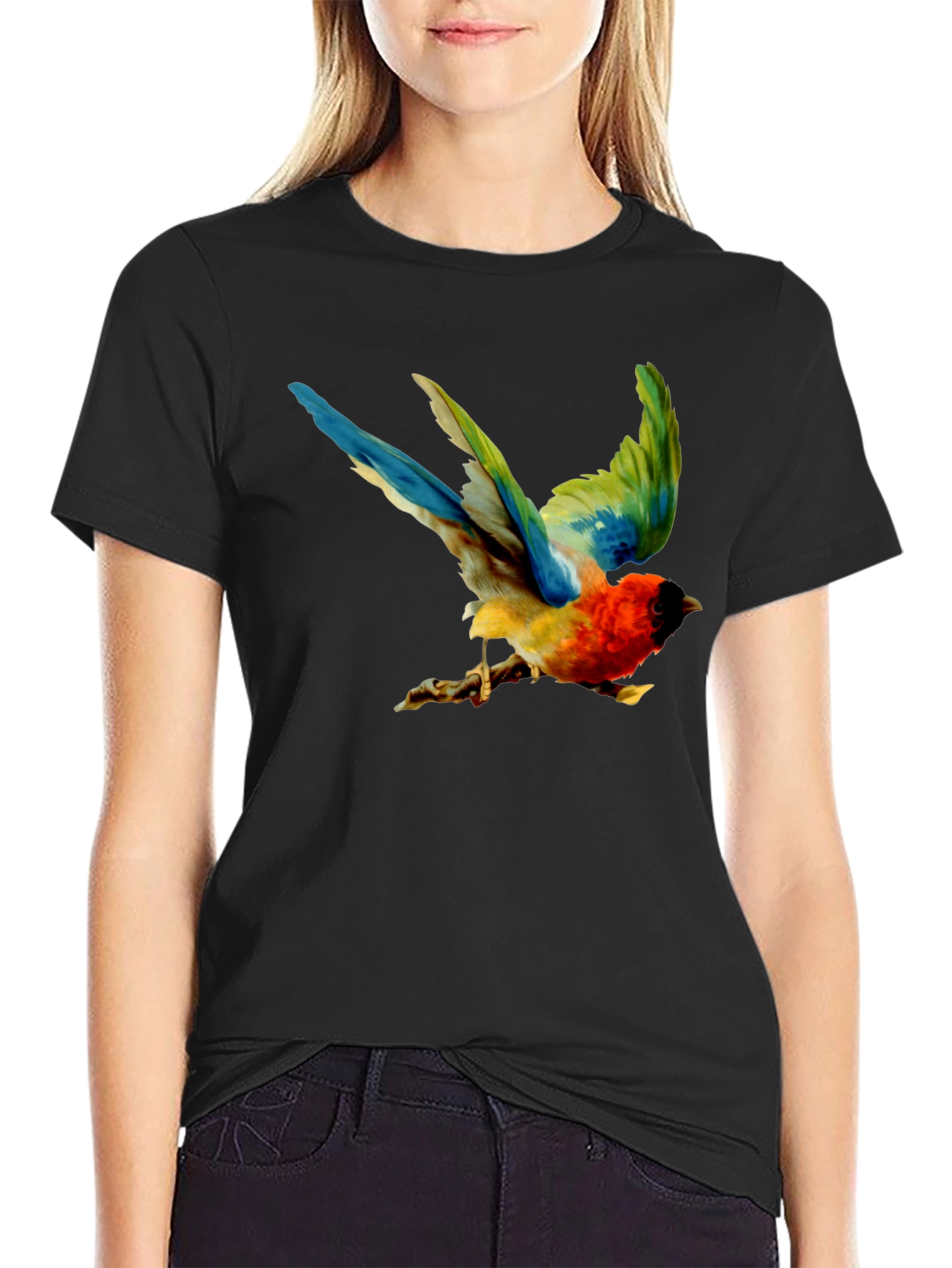 Bird Graphic T-Shirt - Vibrant & Unique Design