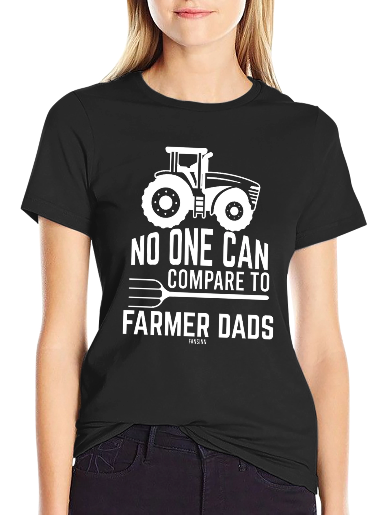 Farmer Dad T-Shirt - Tractor Graphic Tee