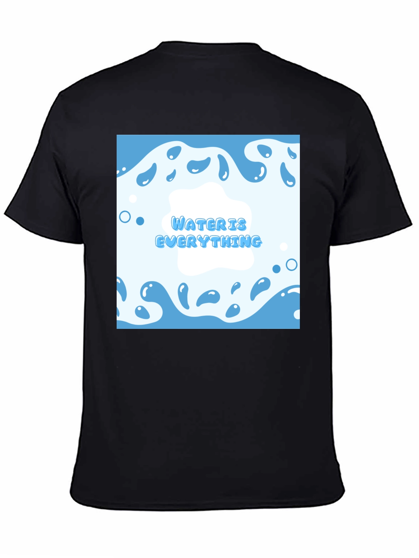 Water is Everything T-Shirt - Cool Blue Graphic Tee