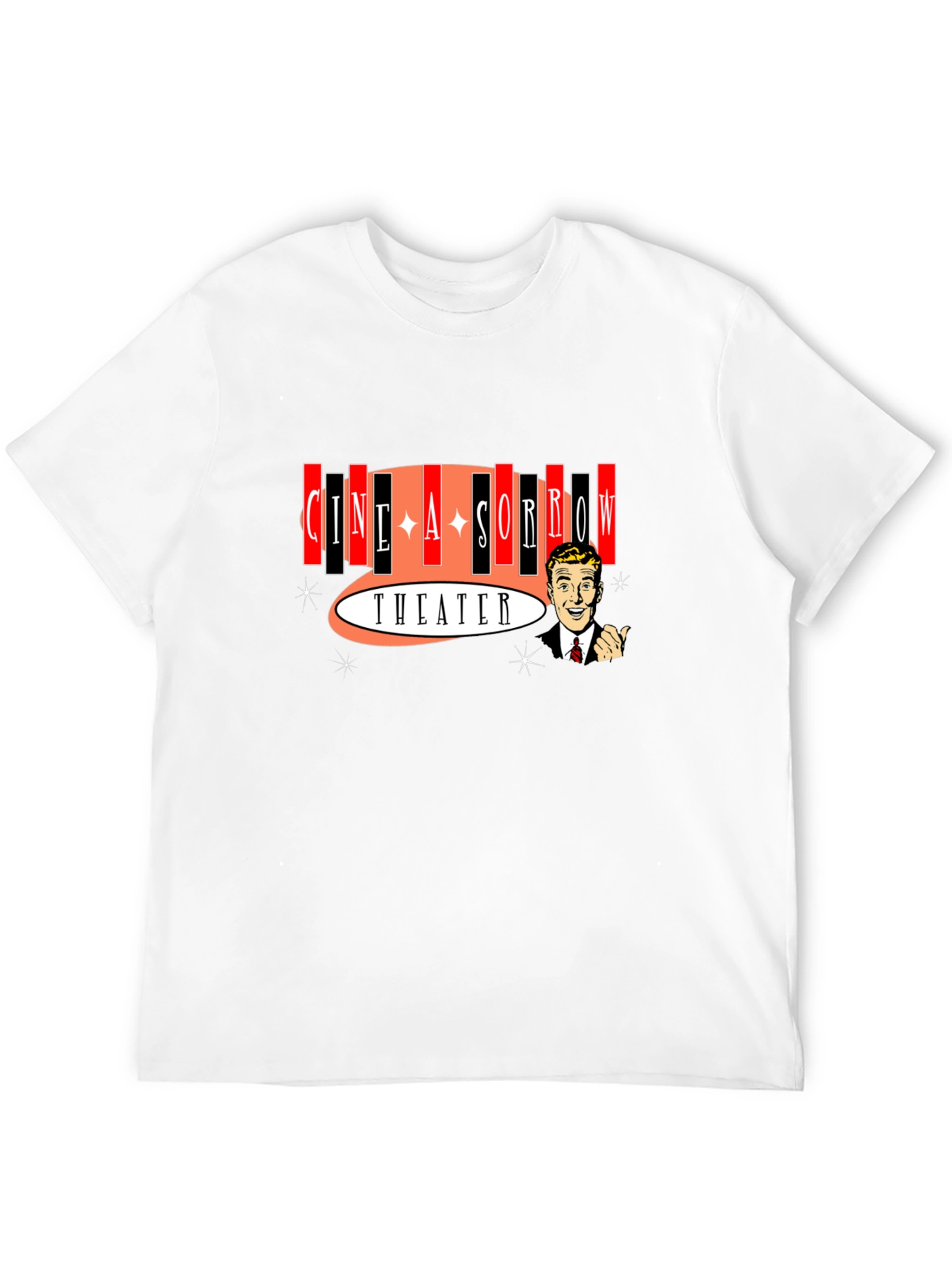 Cine A Sorrow Theater Graphic T-Shirt