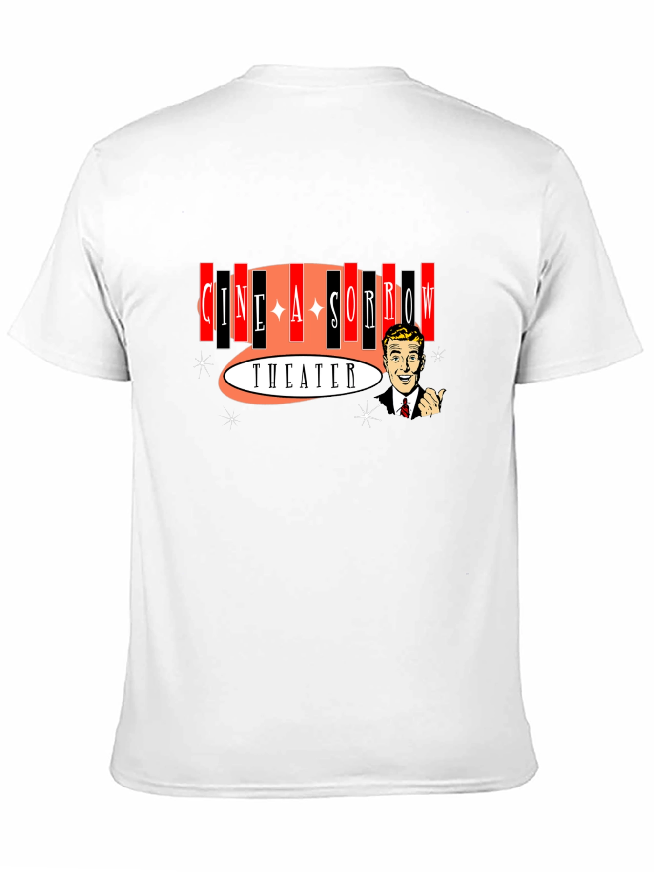 Cine A Sorrow Theater Graphic T-Shirt