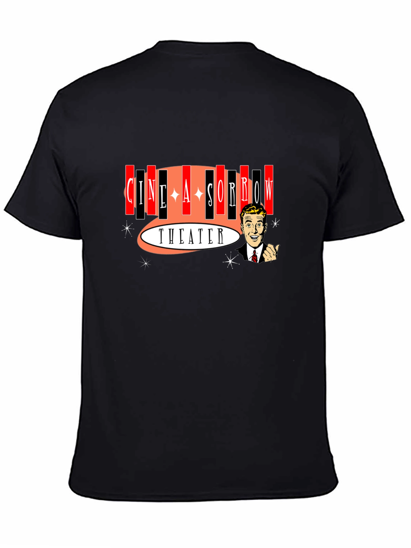 Cine A Sorrow Theater Graphic T-Shirt
