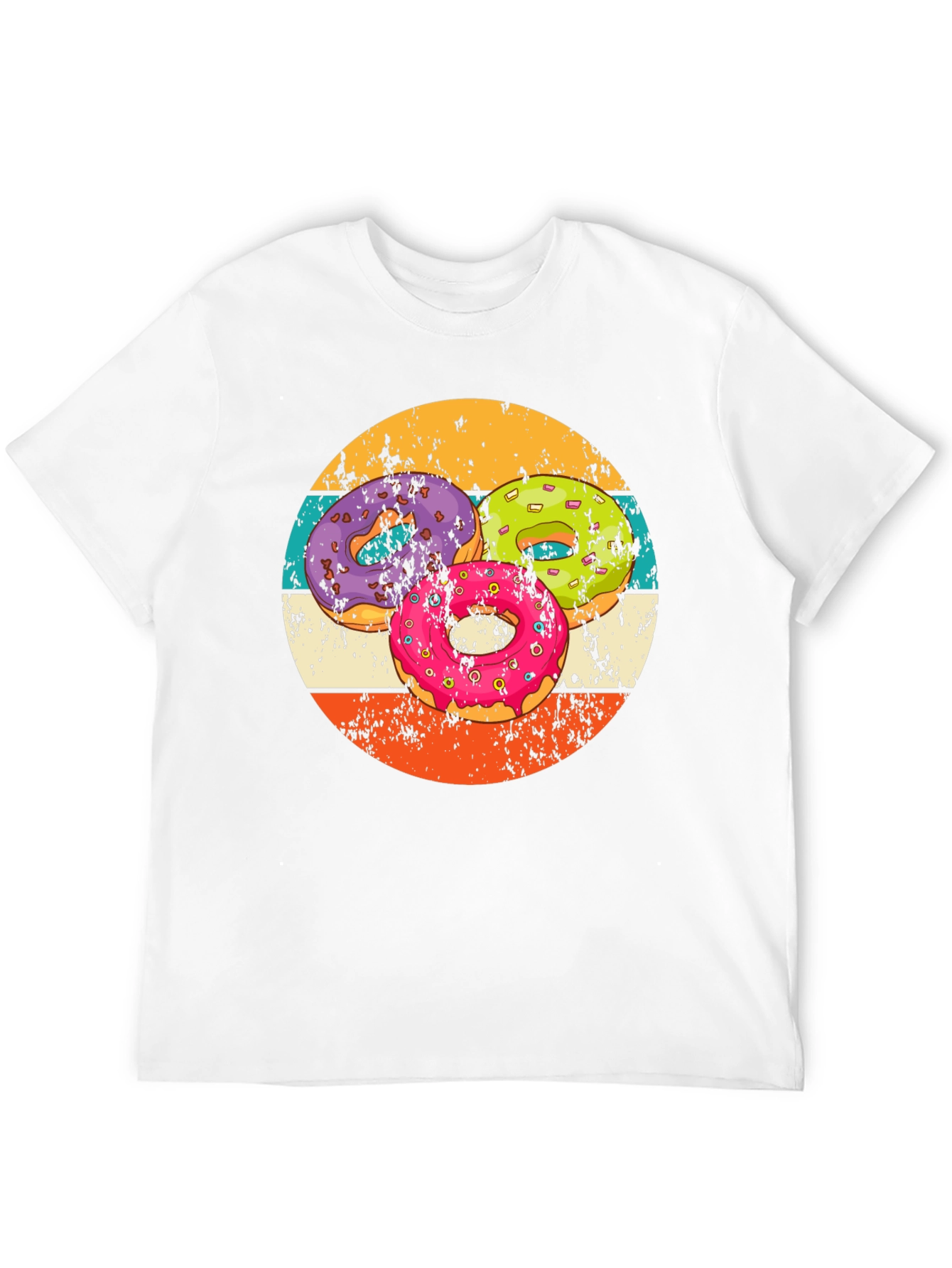 Retro Donut T-Shirt - Sweet Treat Design!