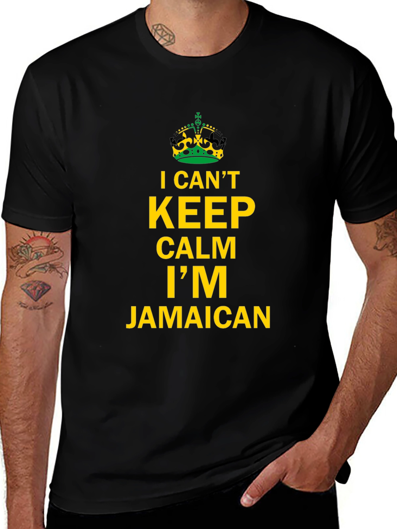 I Cant Keep Calm Im Jamaican T-Shirt