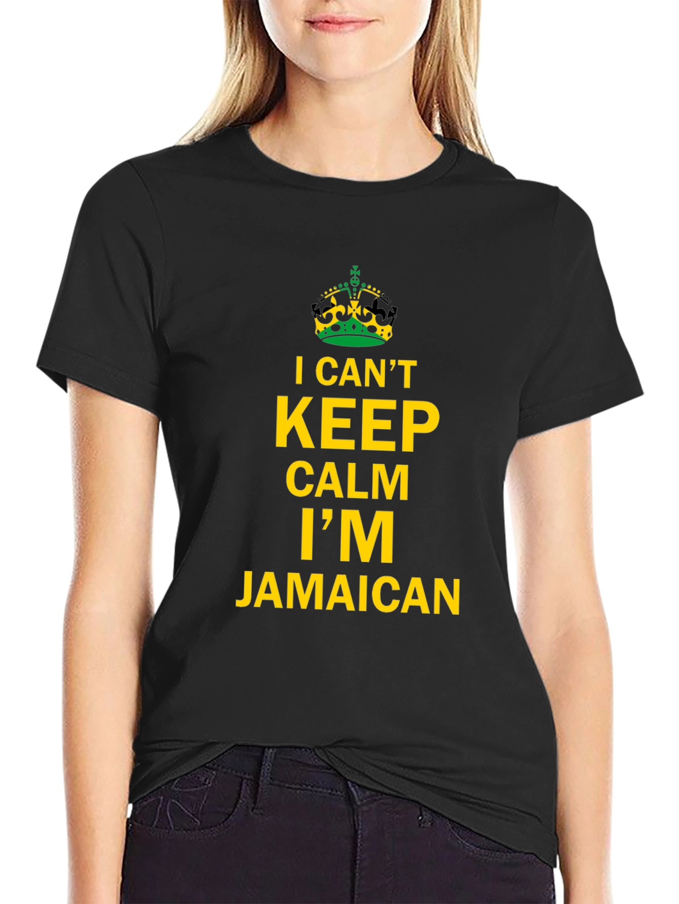 I Cant Keep Calm Im Jamaican T-Shirt
