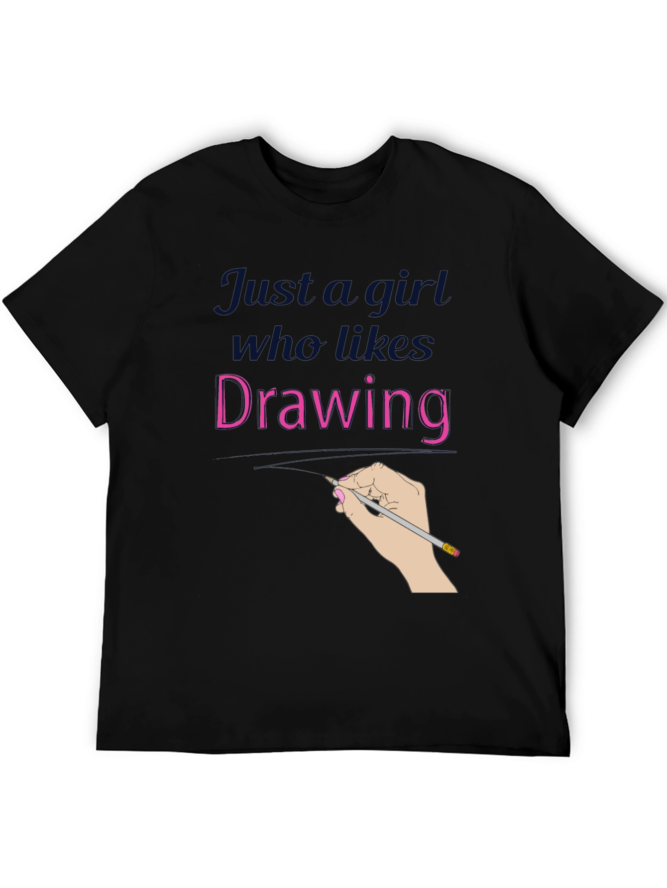 Just a Girl Who Likes Drawing T-Shirt