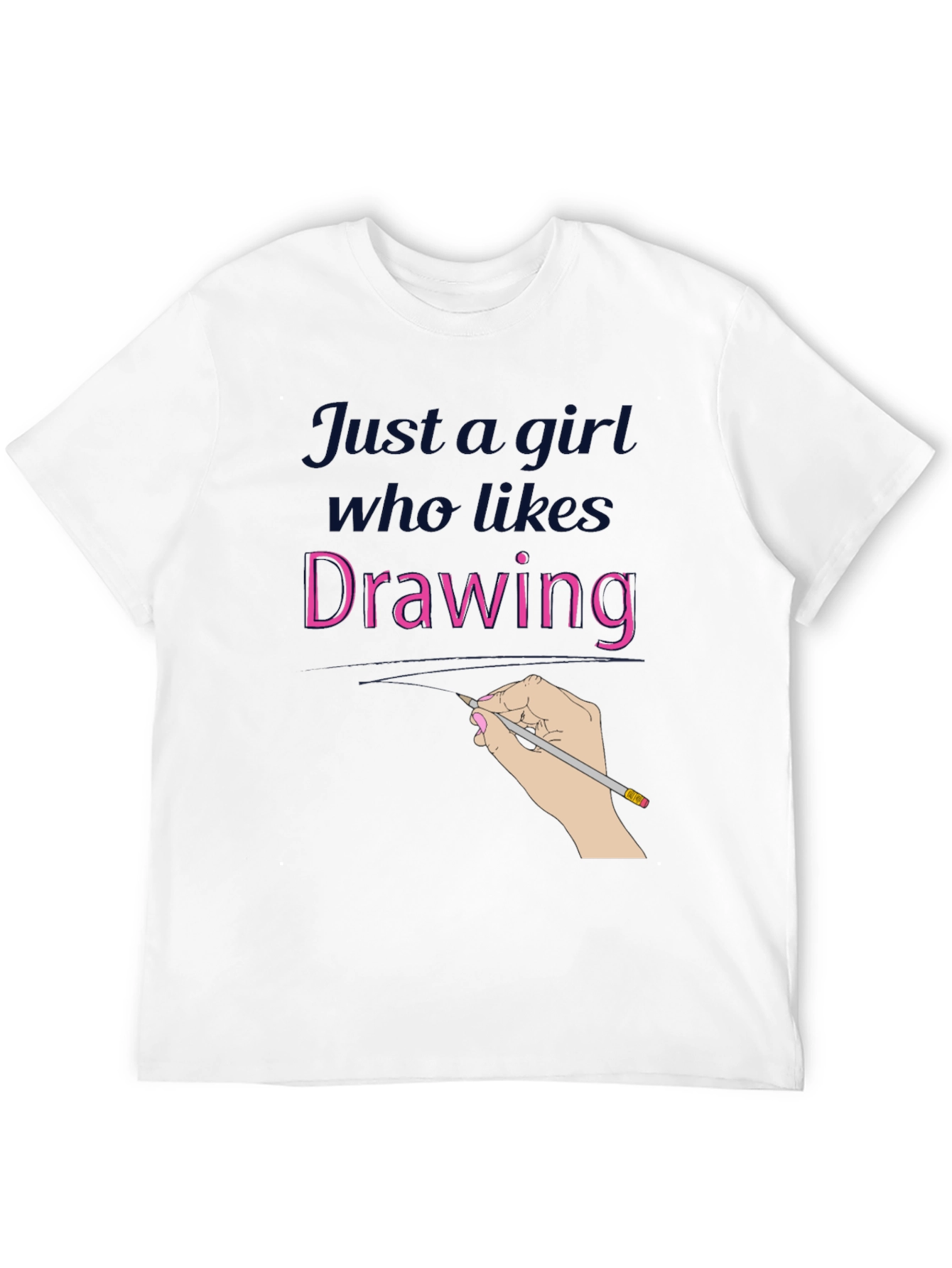 Just a Girl Who Likes Drawing T-Shirt