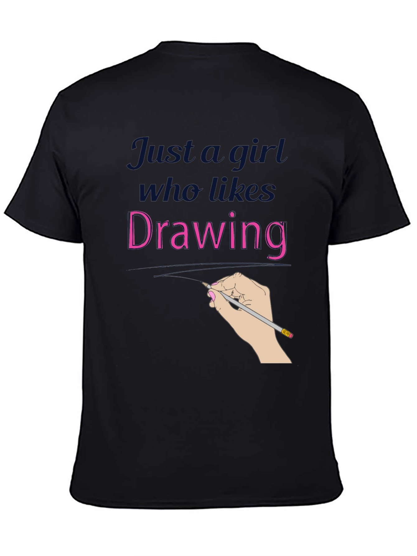 Just a Girl Who Likes Drawing T-Shirt