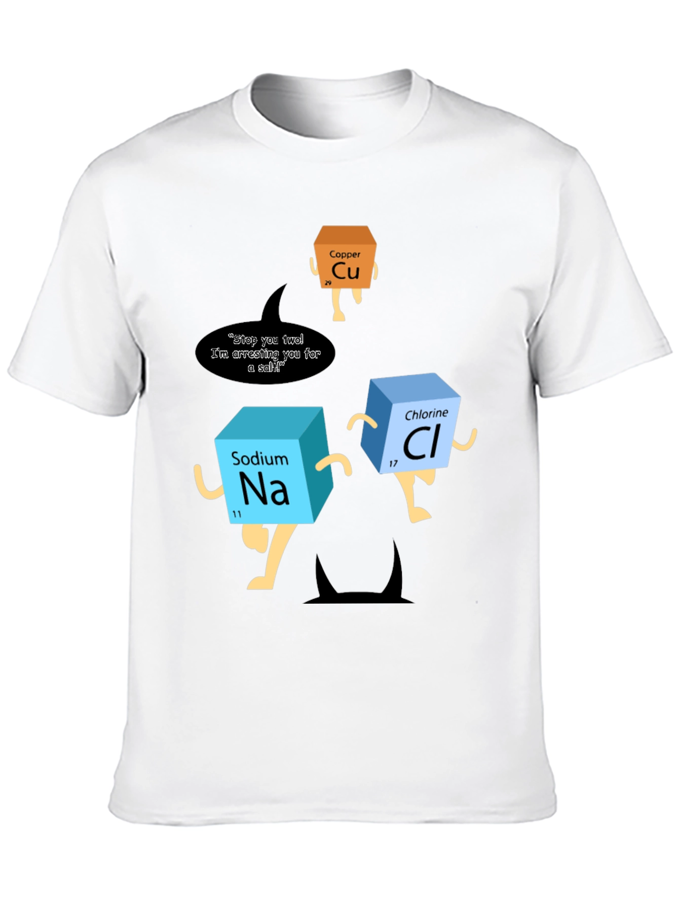 Chemistry Pun T-Shirt - Arresting Elements Design