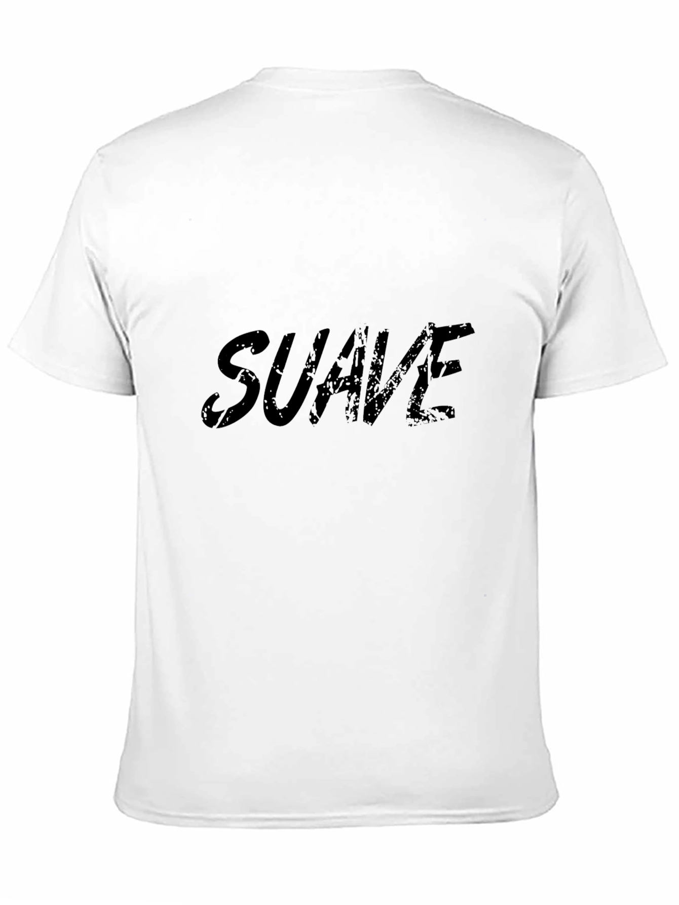 Suave Graphic Print Black T-Shirt