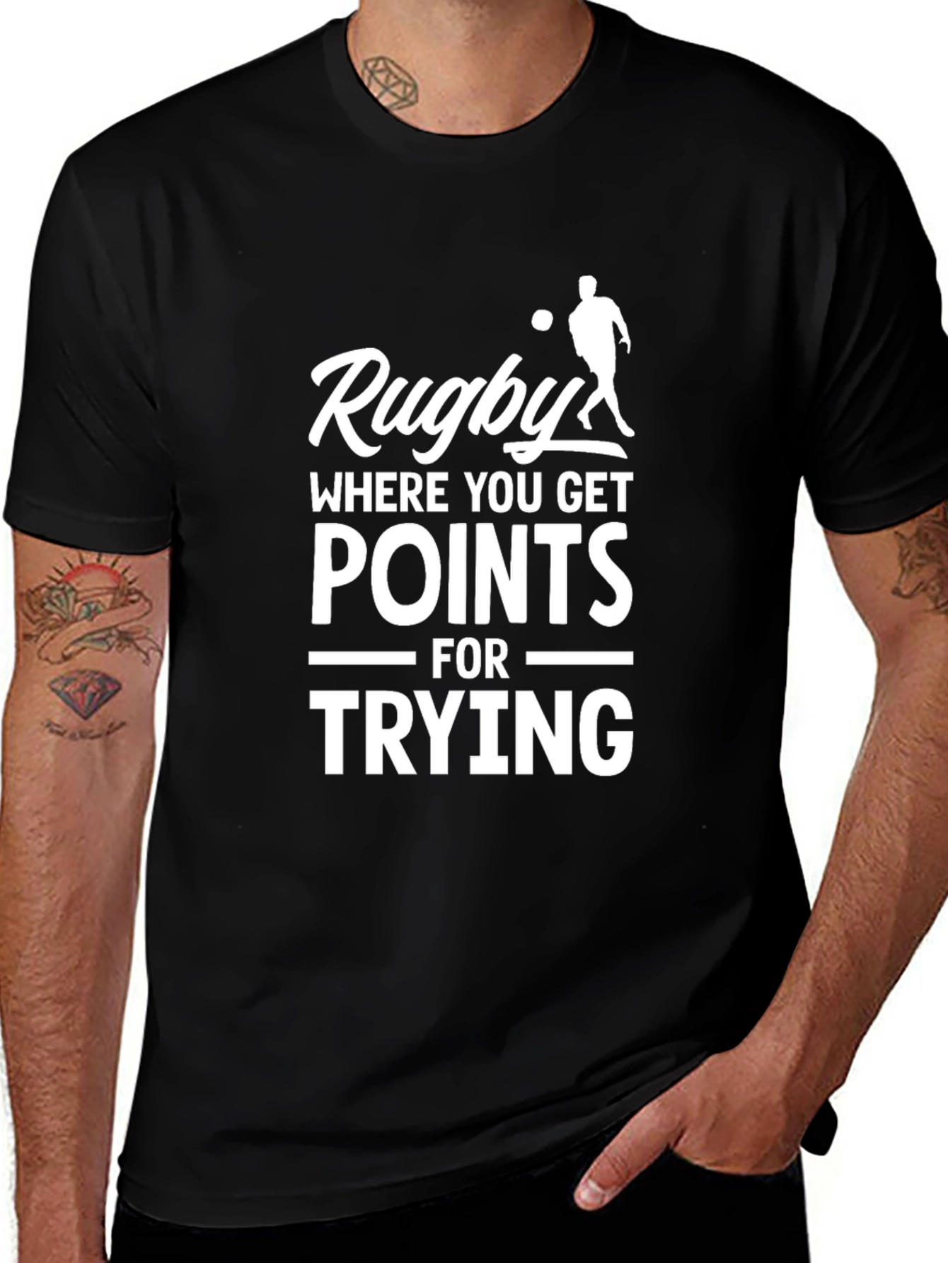 Rugby Points T-Shirt - Sport Slogan Tee