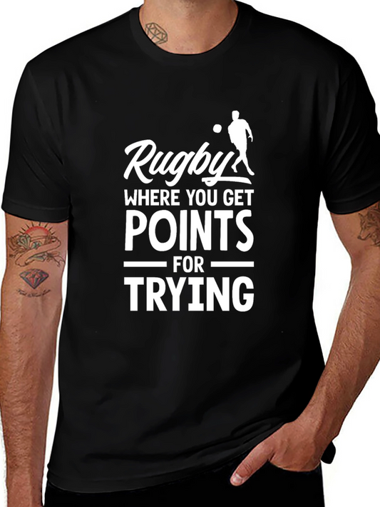 Rugby Points T-Shirt - Sport Slogan Tee