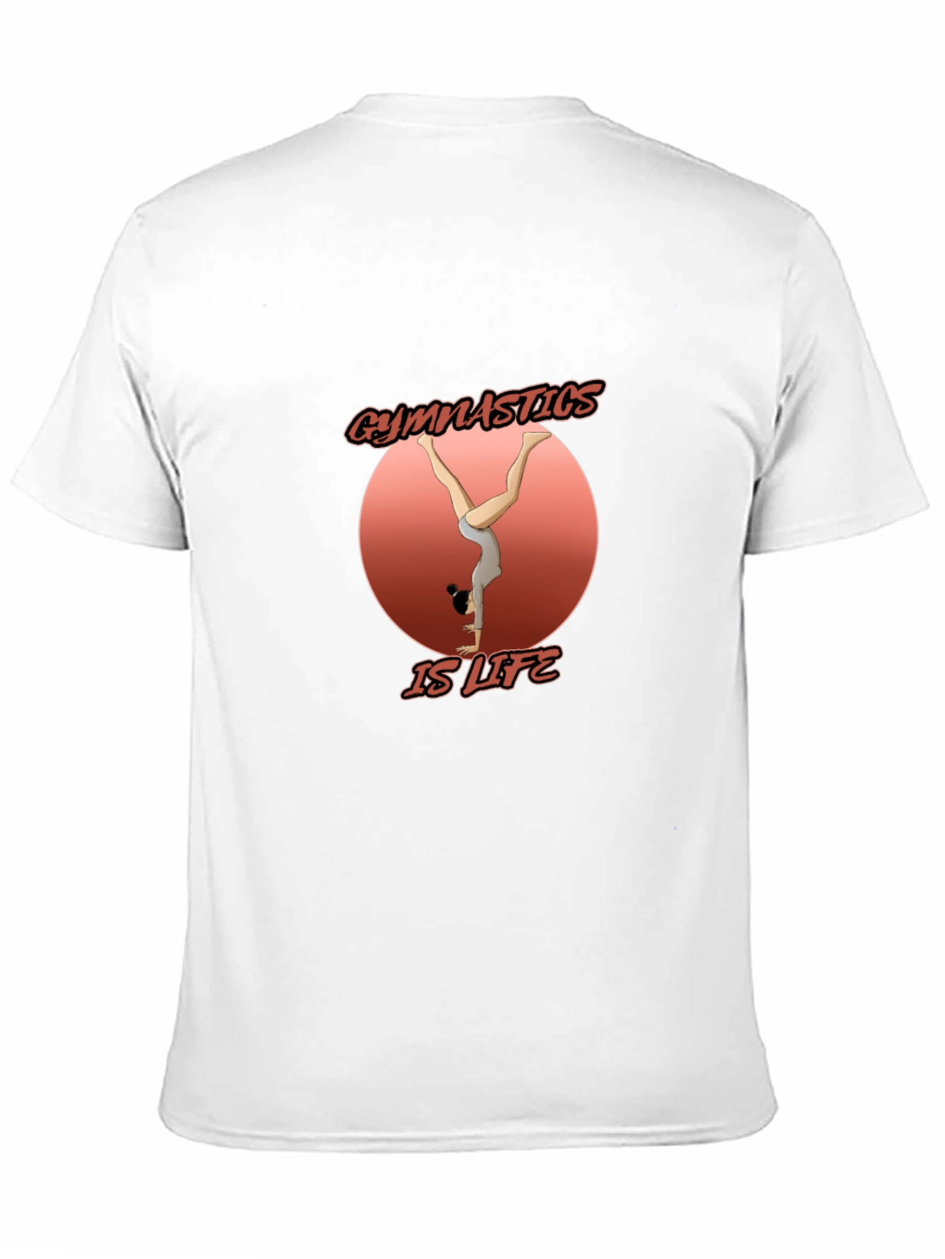 Gymnastics is Life Black Graphic T-Shirt