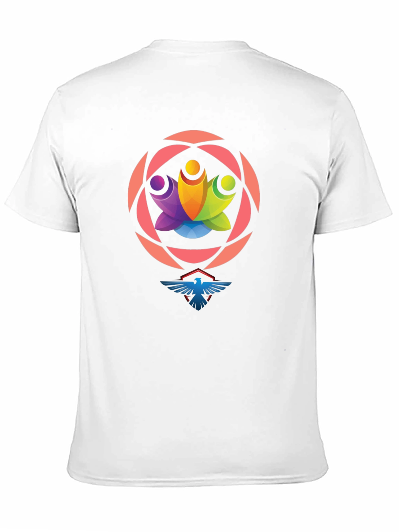 Black Graphic Tee: Unity Eagle Style