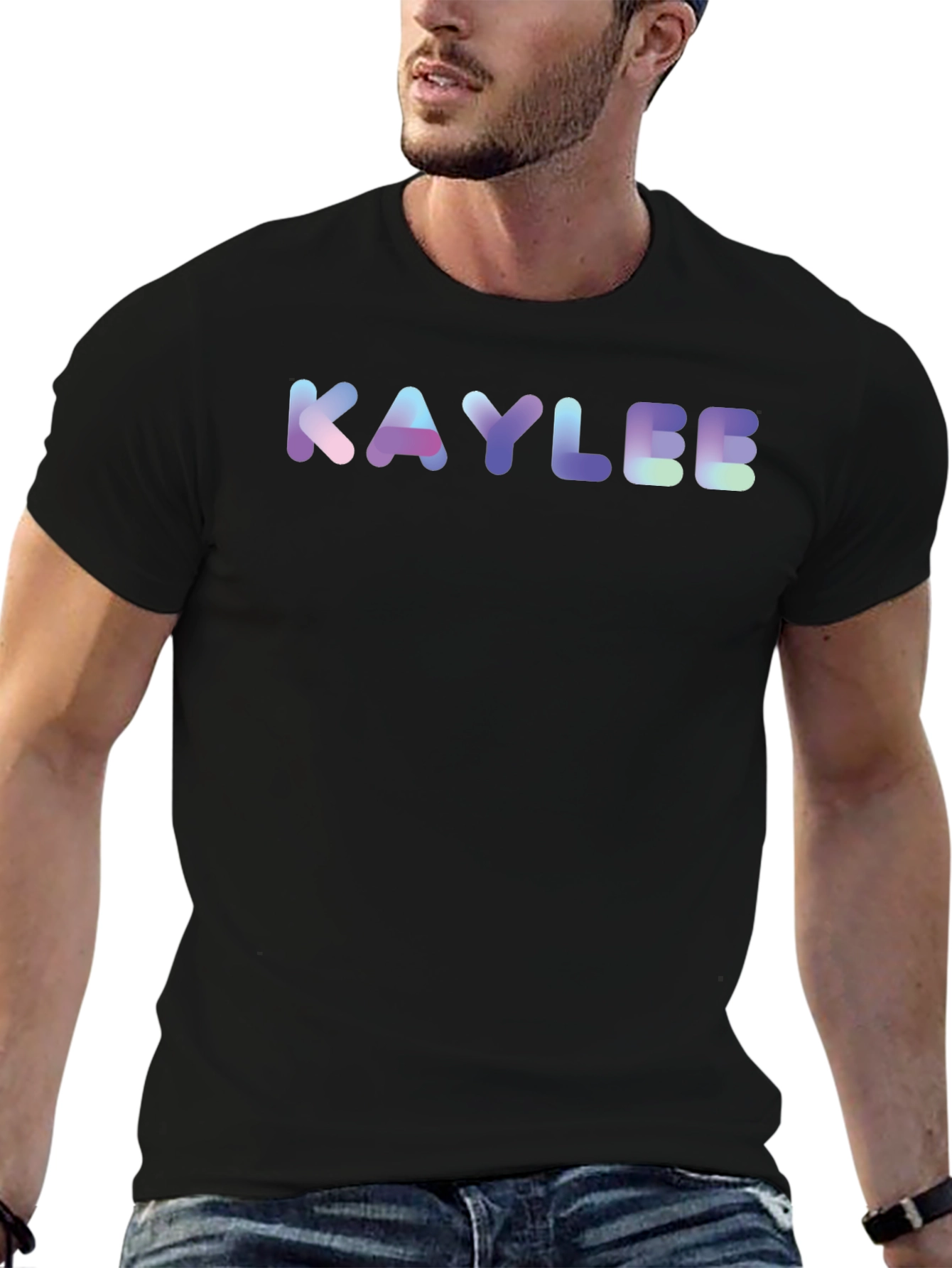 Kaylee Name Black T-Shirt - Personalized Gift