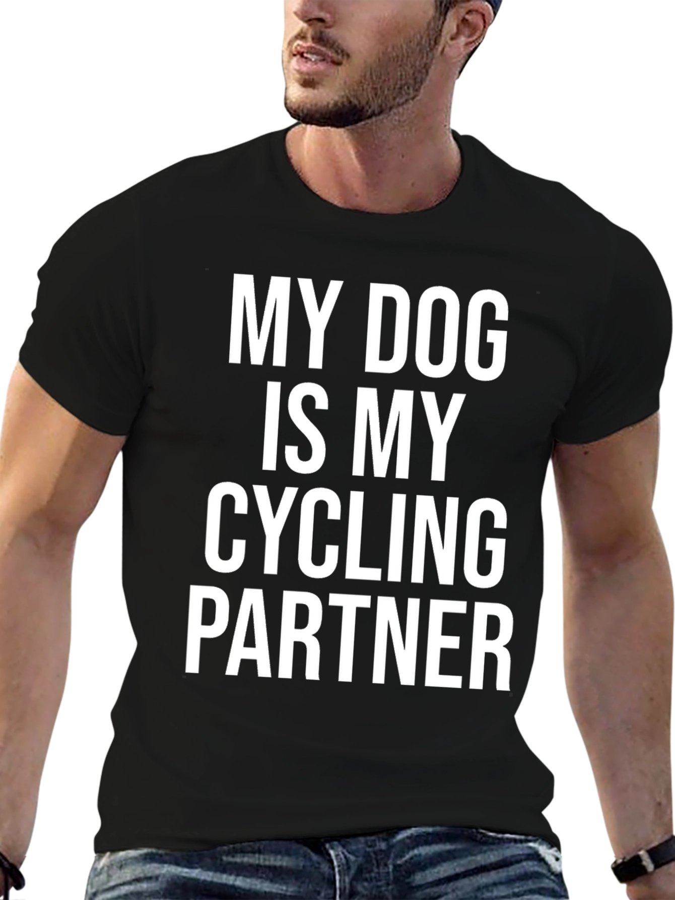 My Dog Is My Cycling Partner T-Shirt
