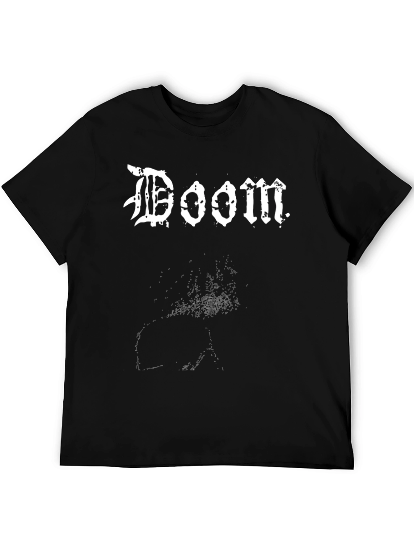 Doom Band T-Shirt - Black Metal Inspired Graphic Tee