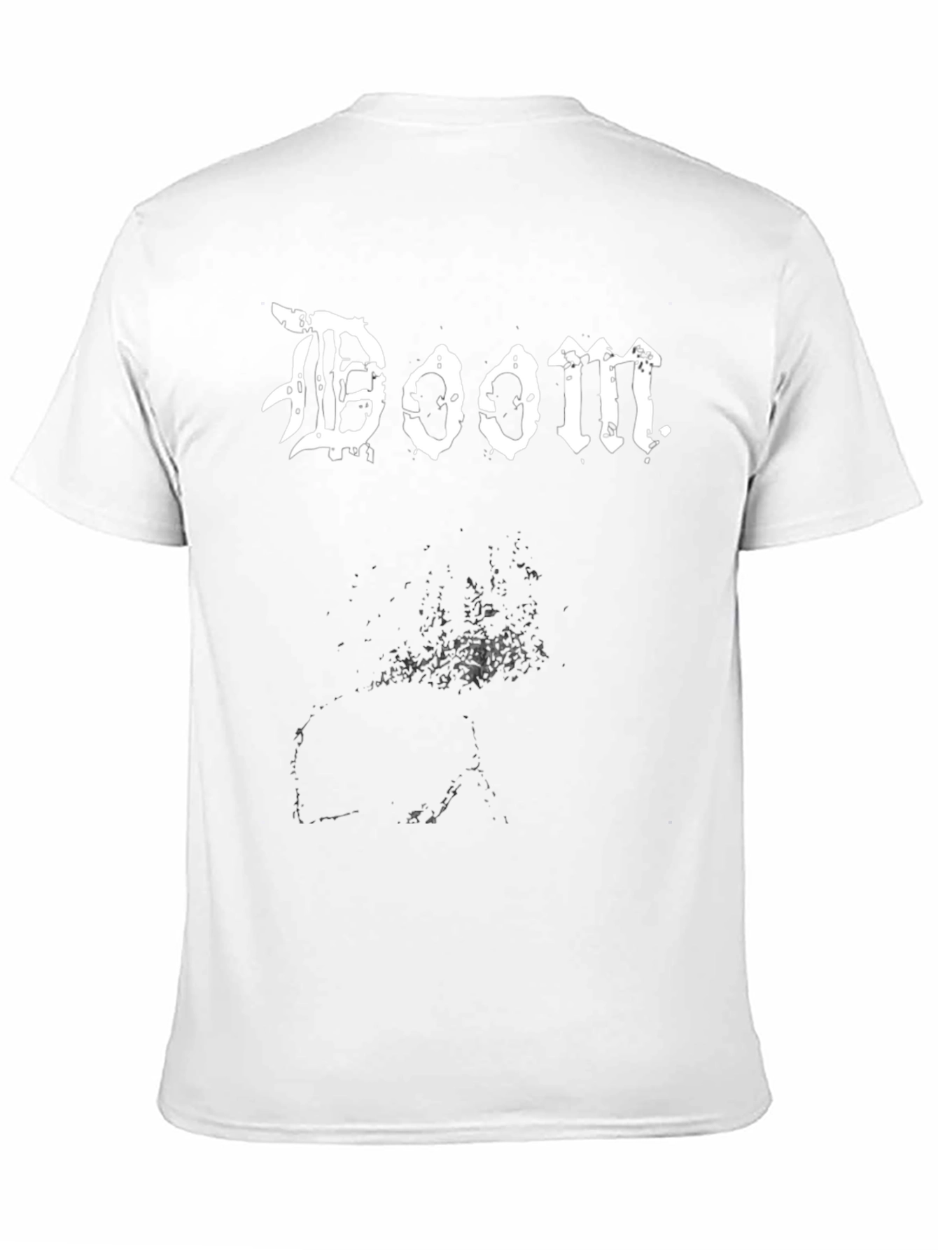 Doom Band T-Shirt - Black Metal Inspired Graphic Tee
