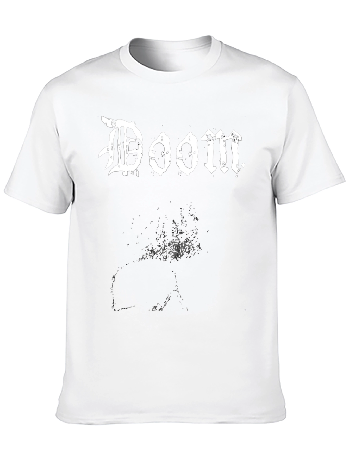 Doom Band T-Shirt - Black Metal Inspired Graphic Tee
