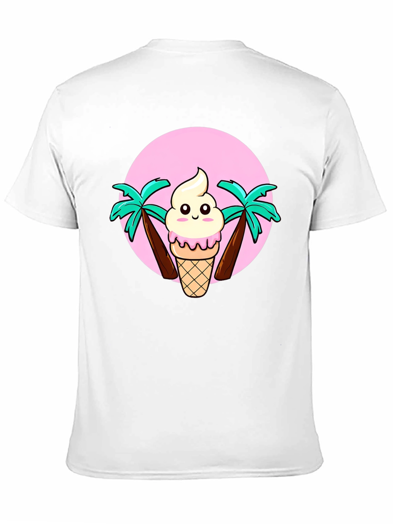 Ice Cream & Palm Trees Graphic Tee