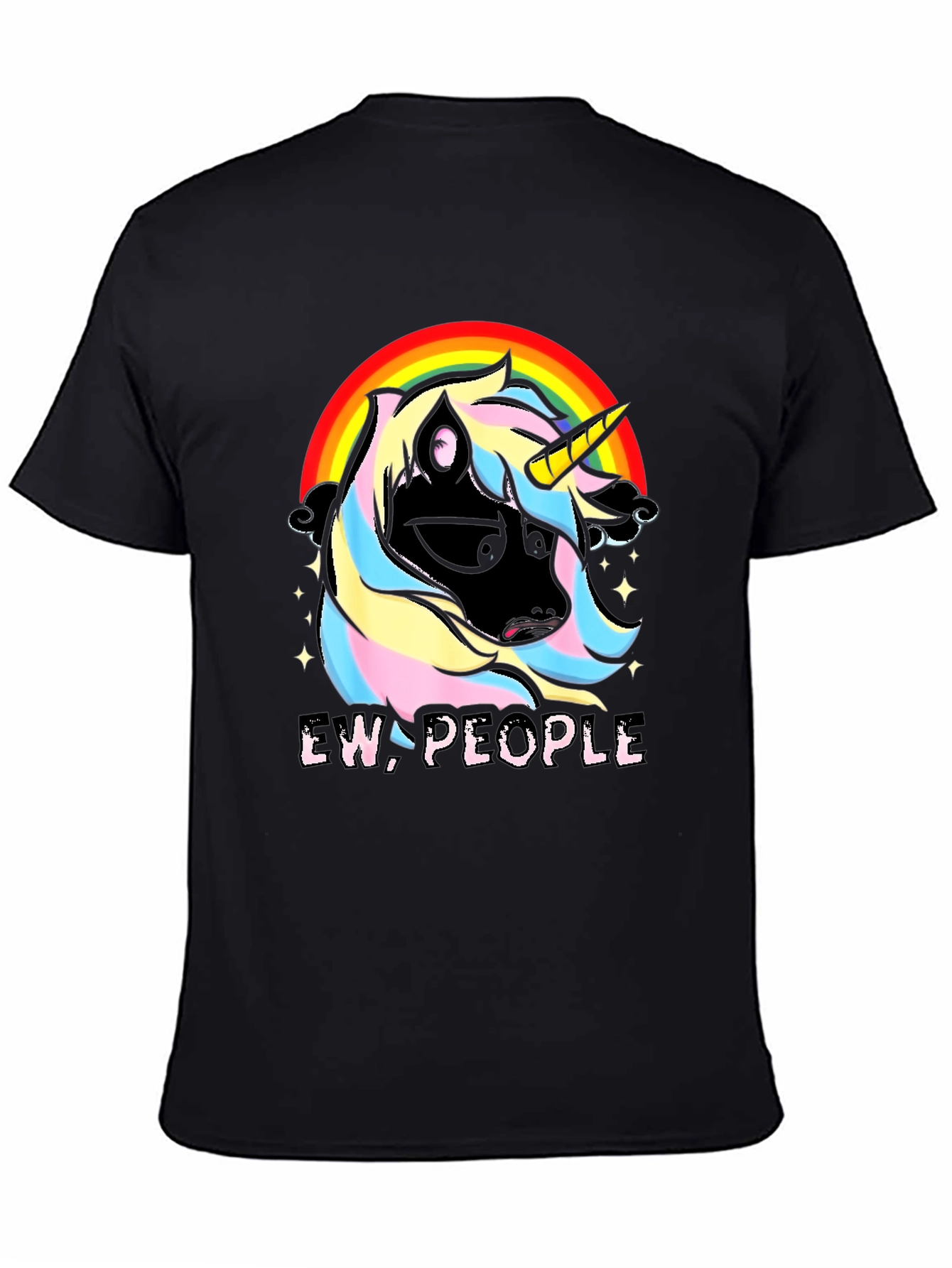 Ew People Unicorn Rainbow Graphic Tee