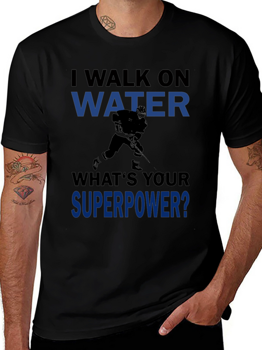 I Walk on Water Hockey Graphic Tee